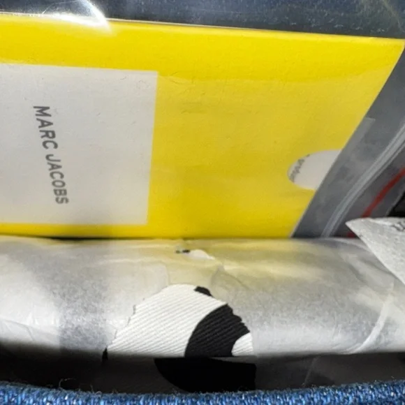 Marc Jacobs The Clover Crystal Embellished Denim Shoulder Bag NWT - Picture 9 of 9